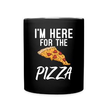 Snack Pizzalove Pizza Lover Cadeau - Mug uni - noir - Devant