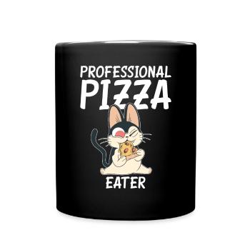 Snack Pizzalove Pizza Lover Gift - Full Colour Mug - black - Front