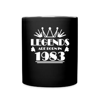 1983 - Born 1983 - Full Colour Mug - black - Front