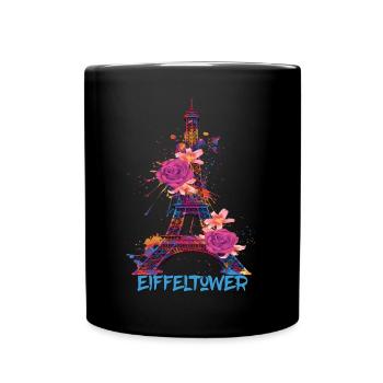 Paris-Souvenir-France-Français-L’amour de l’œuf - Mug uni - noir - Devant