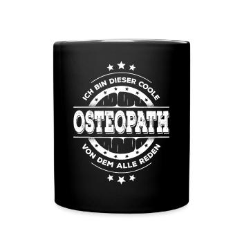 Osteopath Kollegen Geburtstag Osteopathie Geschenk - Tasse einfarbig - Schwarz - Vorne