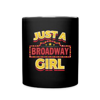 Broadway Musical Theater - Tasse einfarbig - Schwarz - Vorne