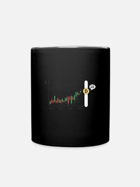 Bitcoin Bulle BTC Crypto Miner - Full Colour Mug - black