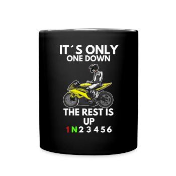 Motorcycle Lifestyle / Motorcycle / Motorcycle biker - Full Colour Mug - black - Front