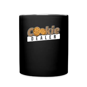 Cookie Dealer Baking - Full Colour Mug - black - Front