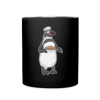 Boulangerie de pain Penguin Baker - Mug uni - noir - Devant