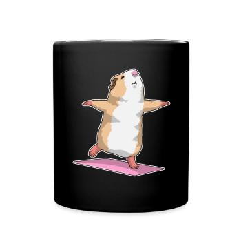 Méditation de Yoga Meerschweich - Mug uni - noir - Devant