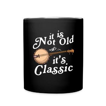 Banjo Shirts For Men Bluegrass Appalachia Folk - Full Colour Mug - black - Front