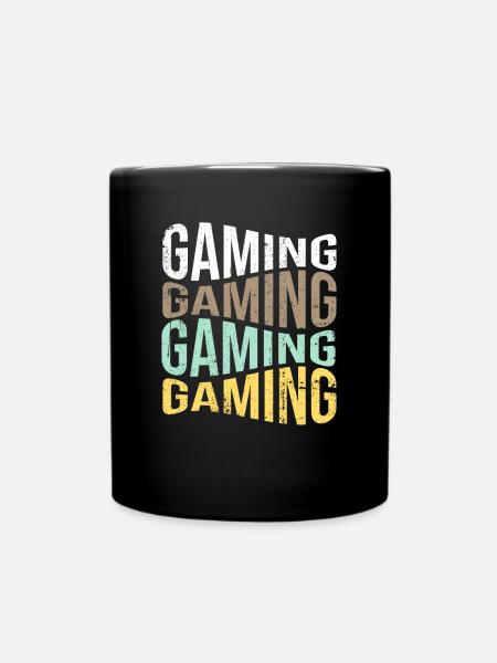 gaming - Tasse einfarbig - Schwarz