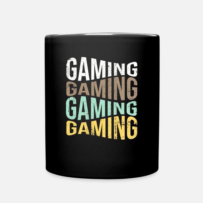 gaming - Tasse einfarbig - Schwarz