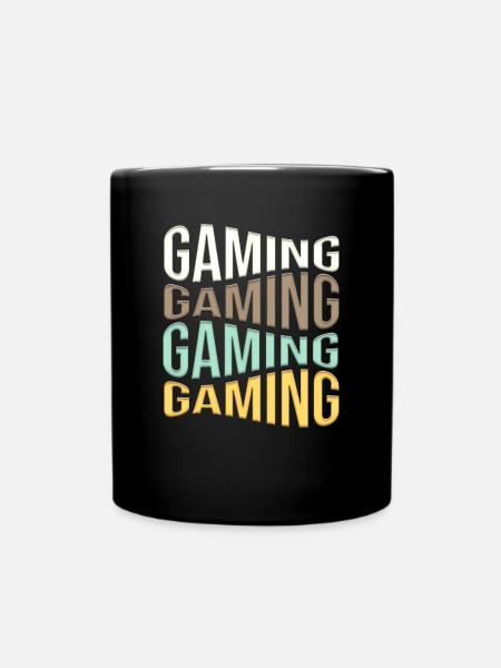 gaming - Tasse einfarbig - Schwarz