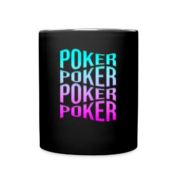 poker - Full Colour Mug - black - Front