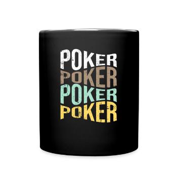 poker - Full Colour Mug - black - Front