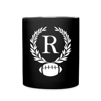 rugby, rugby sport, rugby player - Full Colour Mug - black - Front