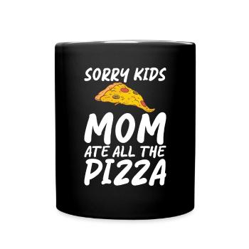 Snack Pizzalove Pizza Lover Cadeau - Mug uni - noir - Devant