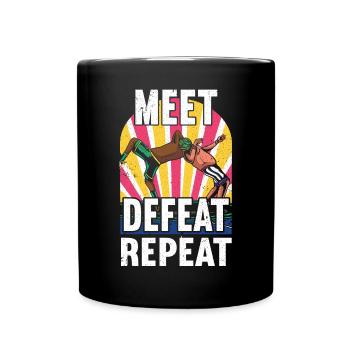Lutte Lutte Lutteur Lutteur Cadeau de lutteur - Mug uni - noir - Devant