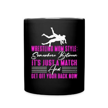 Lutte Lutte Cadeau de lutteur lutteur - Mug uni - noir - Devant