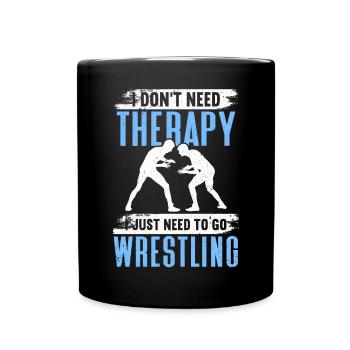 Lutte Lutte Cadeau de lutteur lutteur - Mug uni - noir - Devant