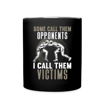 Lutte Lutte Cadeau de lutteur lutteur - Mug uni - noir - Devant