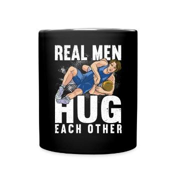 Lutte Lutte Cadeau de lutteur lutteur - Mug uni - noir - Devant