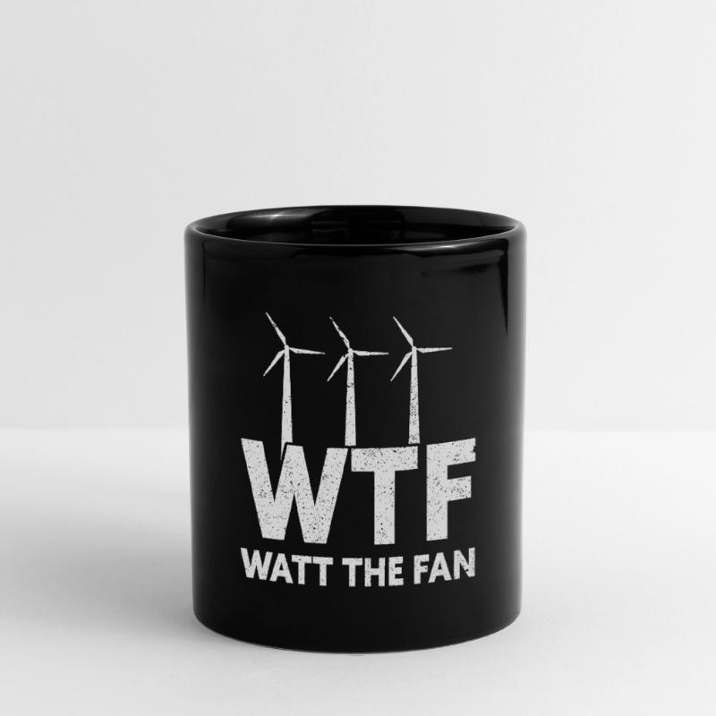 Technicien d’éolienne énergie éolienne de parc éolien Mug uni