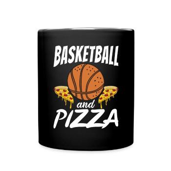 Snack Pizzalove Pizza Lover Cadeau - Mug uni - noir - Devant