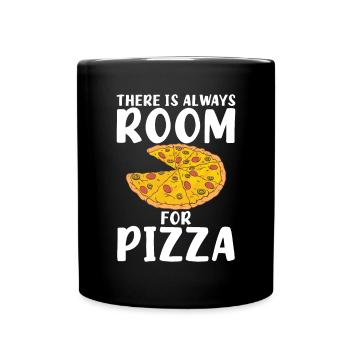 Snack Pizzalove Pizza Lover Cadeau - Mug uni - noir - Devant