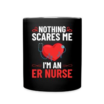 Infirmière d’urgence Premiers soins - Mug uni - noir - Devant