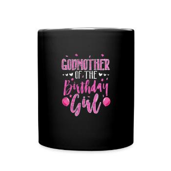 Marraine Tante Marraine Baptême Nièce Neveu Cadeau - Mug uni - noir - Devant