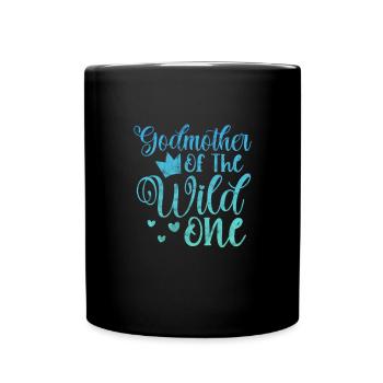 Marraine Tante Marraine Baptême Nièce Neveu Cadeau - Mug uni - noir - Devant