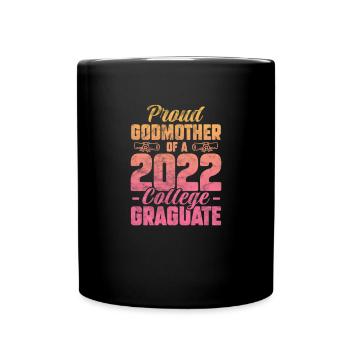 Marraine Tante Marraine Baptême Nièce Neveu Cadeau - Mug uni - noir - Devant