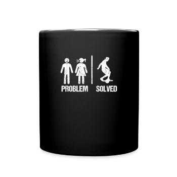 Problem Solved Shirt Onewheel Gift - Full Colour Mug - black - Front