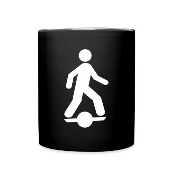 Stick Figure Onewheel Shirt Cadeau - Mug uni - noir - Devant