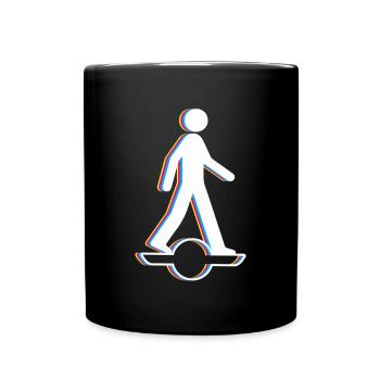 Stick Figure Onewheel Shirt Cadeau - Mug uni - noir - Devant