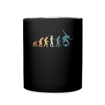 Cadeau de chemise Vintage Retro Evolution Onewheel - Mug uni - noir - Devant