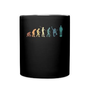 Cadeau de chemise Vintage Retro Evolution Onewheel - Mug uni - noir - Devant