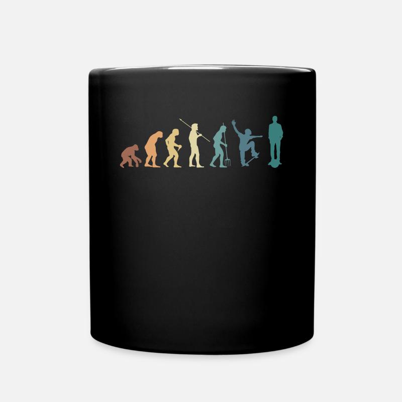 Cadeau de chemise Vintage Retro Evolution Onewheel - Mug uni - noir