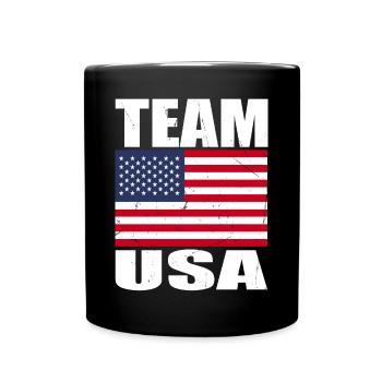 Team Hirsch Football - Full Colour Mug - black - Front