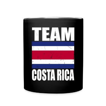 Équipe Costa Rica Football - Mug uni - noir - Devant