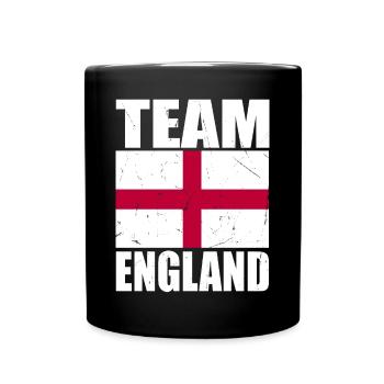 Team England Football - Full Colour Mug - black - Front