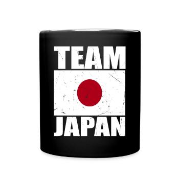 Team Japan Football - Full Colour Mug - black - Front
