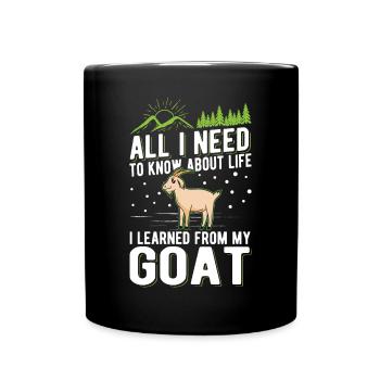 Chèvres Cadeau Chèvre Hôte Chèvre - Mug uni - noir - Devant