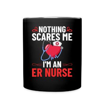 Premiers soins d'infirmière d'urgence de salle d'urgence - Mug uni - noir - Devant