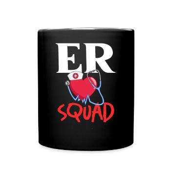 Emergency Room Emergency Nurse First Aid - Full Colour Mug - black - Front