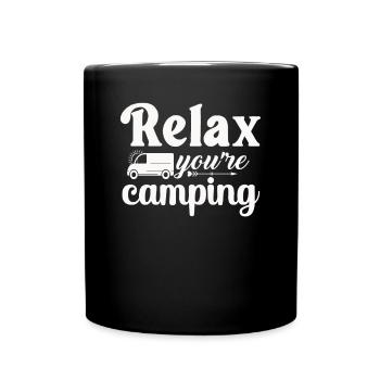 Hiking Nature Mountain Mountains - Full Colour Mug - black - Front