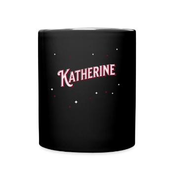 Prénom Katherine personnalisé - Mug uni - noir - Devant