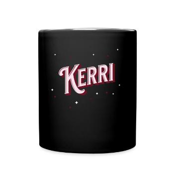 Kerri name personalized - Full Colour Mug - black - Front