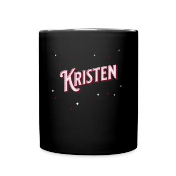 Nom personnalisé de Kristen - Mug uni - noir - Devant
