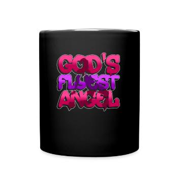 God’s Flyest Angel - Breakdance Hip Hop - Mug uni - noir - Devant