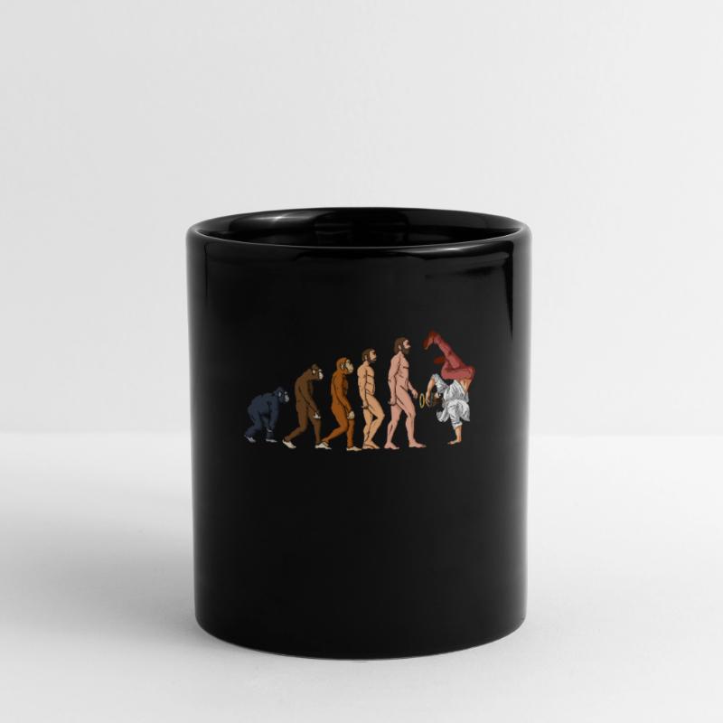 Breakdancing Evolution Breakdancer Break Dance Tasse einfarbig